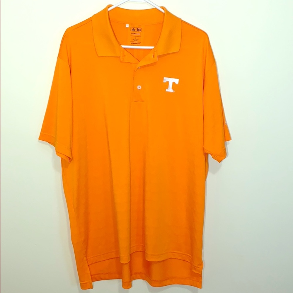 Adidas Tennessee Polo. Bright orange. Size Large